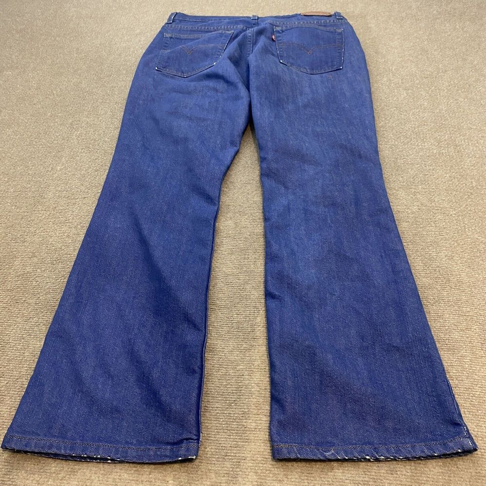 vtg Levis 515 Size 12 Mis Bootcut LOW RISE Jeans Distressed Denim Measures 32x30